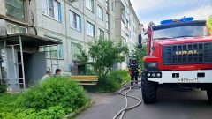 На пожаре в Одоеве эвакуировали 7 жильцов пятиэтажки