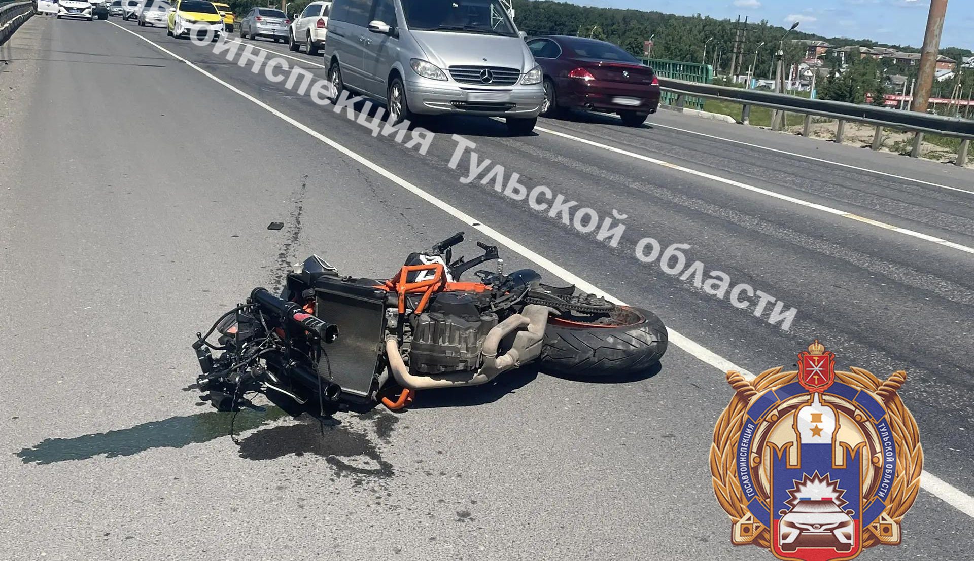 Два мотоциклиста пострадали в ДТП в Узловском и Щекинском районах