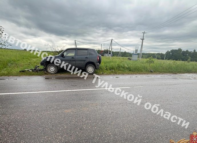 Два ДТП с мотоциклами произошло в Тульской области за один день