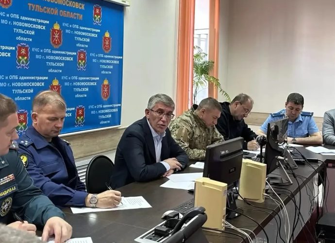 Дмитрий Миляев провёл заседание регионального штаба в Новомосковске после атаки БПЛА