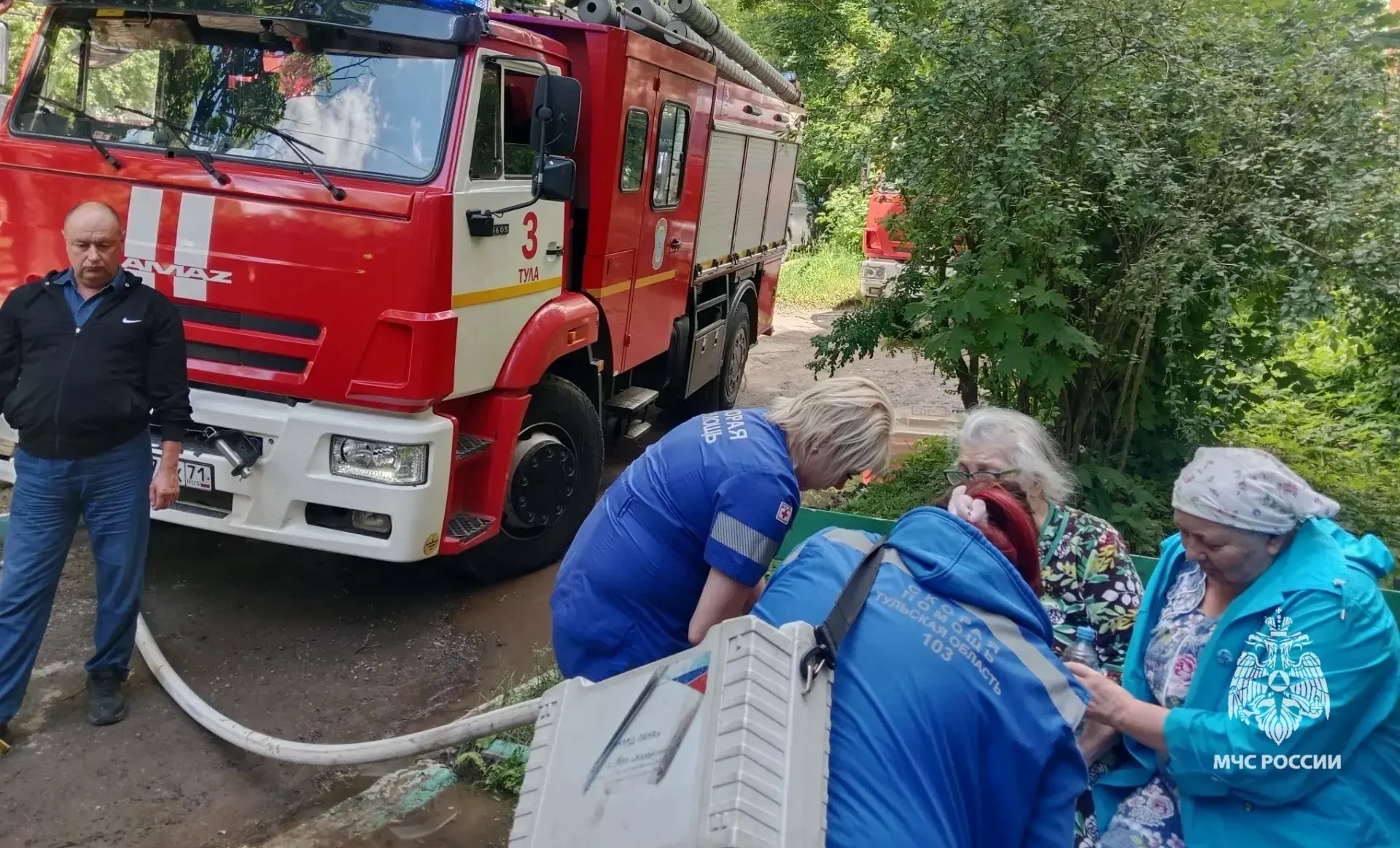 На пожаре в Туле погибла 65-летняя женщина На пожаре в Туле погибла 65-летняя женщина