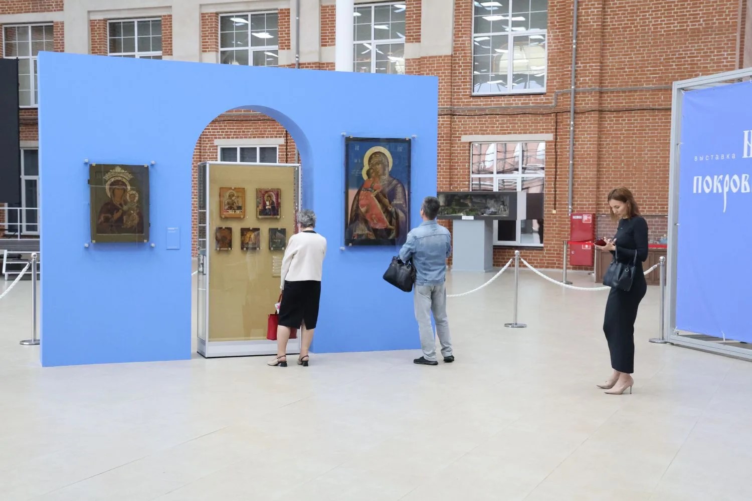 В атриуме Тульского кремля открылась выставка икон Богоматери из собрания Музея имени Андрея Рублёва