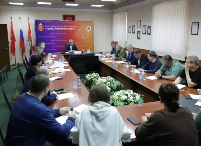 В Новомосковске после ночной атаки на город прошло заседание оперштаба