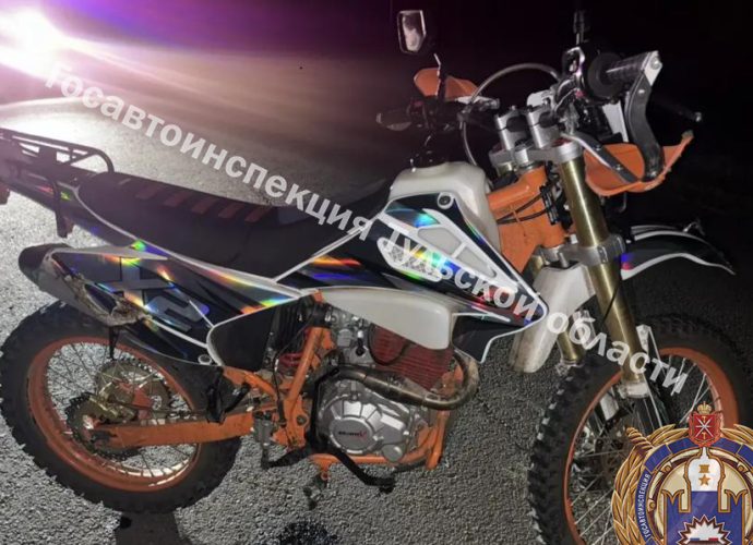 Подросток без прав и экипировки попал в аварию на мотоцикле в Тепло-Огаревском районе