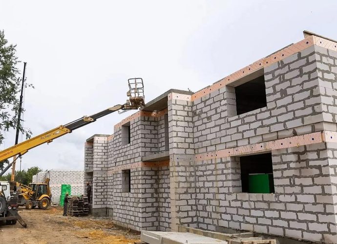 В Тульской области возводится 10 домов по социальным программам