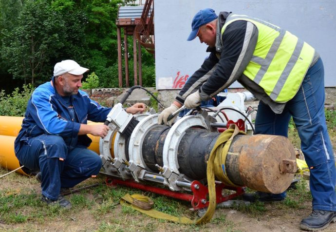 В Городском переулке Тулы завершают реконструкцию газопровода
