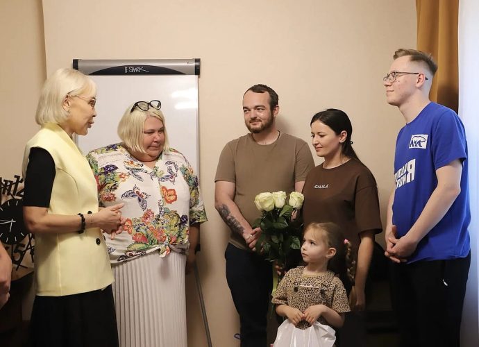 Надежда Школкина побывала у семьи, пострадавшей от пожара