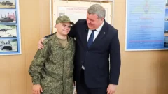 Илья Беспалов проводил в армию тульских призывников, в том числе своего сына Илья Беспалов проводил в армию тульских призывников, в том числе своего сына