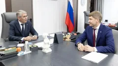 Дмитрий Миляев обсудил с управляющим Тульским отделением Сбера развитие финансовых сервисов и поддержку бизнеса