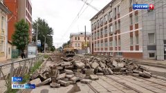 Как идет комплексный дорожный ремонт на улице Коминтерна