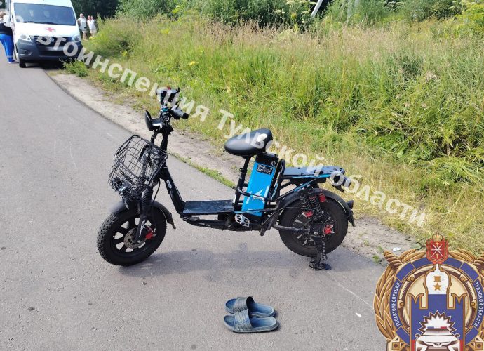 В Тульской области за сутки двое несовершеннолетних пострадали в ДТП