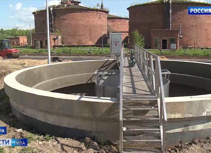Готовность новых очистных в Туле подрядчик оценил в 73%