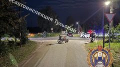В Одоеве 18-летний водитель питбайка пострадал в столкновении с автомобилем