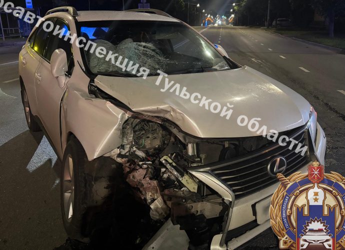 В Туле в ночном ДТП пострадала мотоциклистка