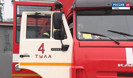 В селе Воскресенское произошел пожар