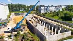 В Куркино продолжается строительство многоквартирного дома В Куркино продолжается строительство многоквартирного дома