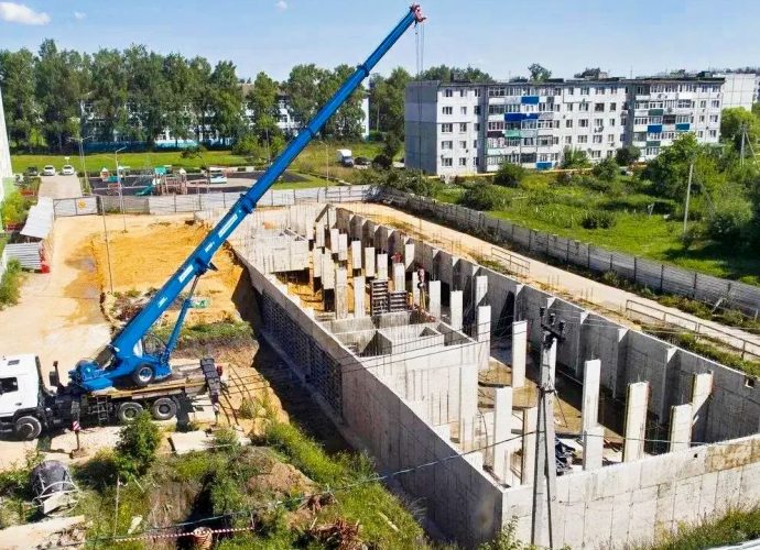 В Куркино продолжается строительство многоквартирного дома