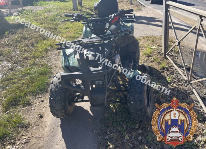 В Ленинском районе мотоцикл столкнулся с квадроциклом, которым управлял 11-летний мальчик