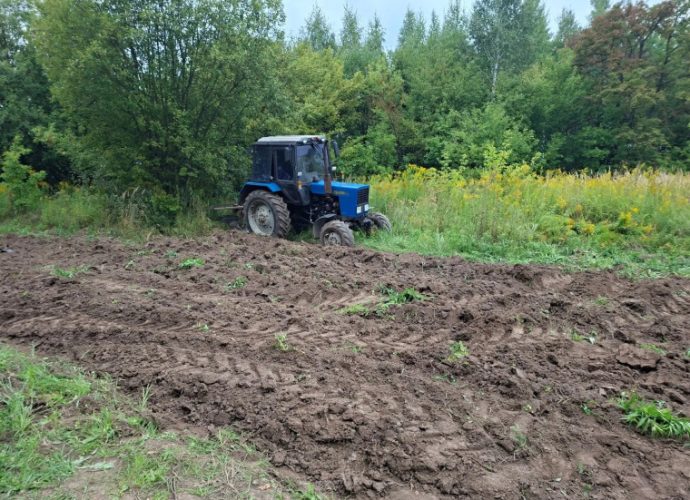 В Большой Туле началась осенняя противопожарная опашка