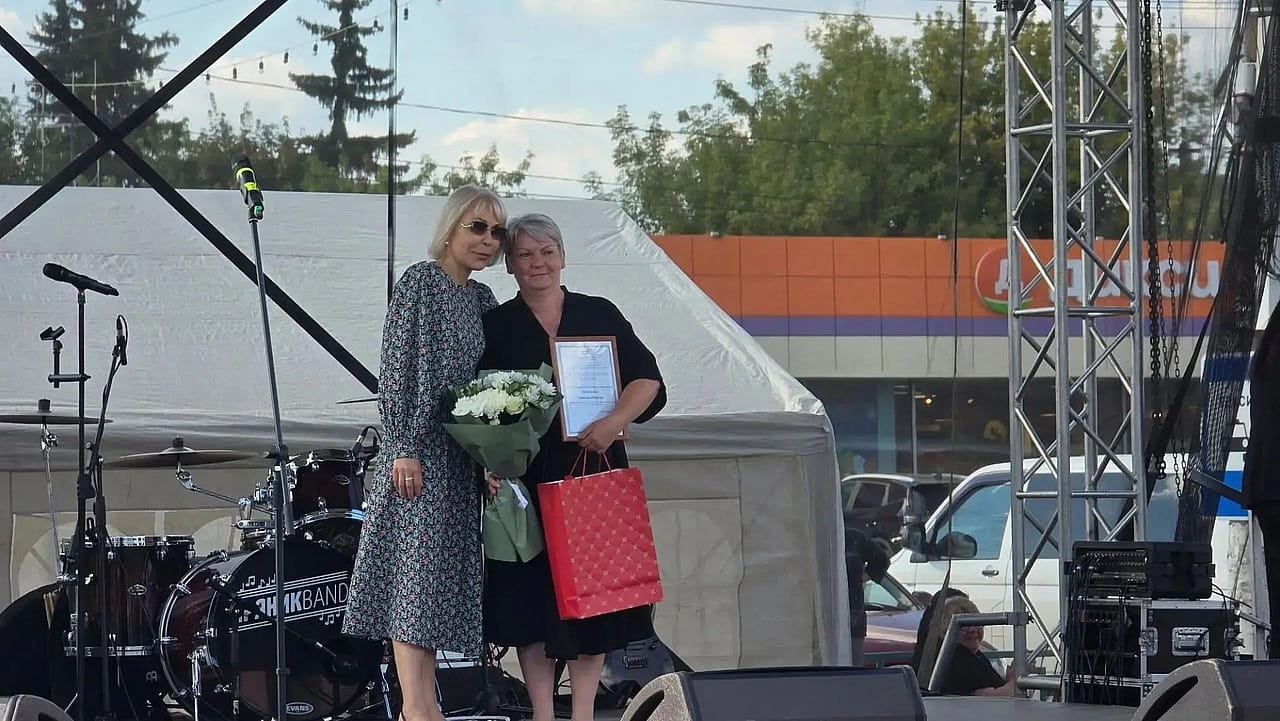 Надежда Школкина приняла участие в праздновании 655-летия Венёва и Дня шахтёра Надежда Школкина