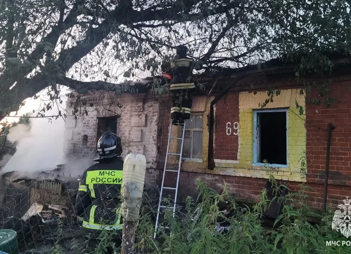 В Одоевском районе при пожаре в частном доме погибла женщина