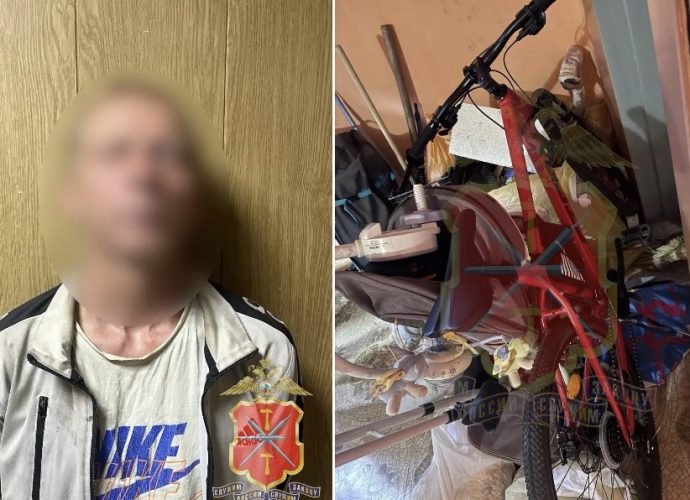 В Туле рецидивиста подозревают в краже двух велосипедов