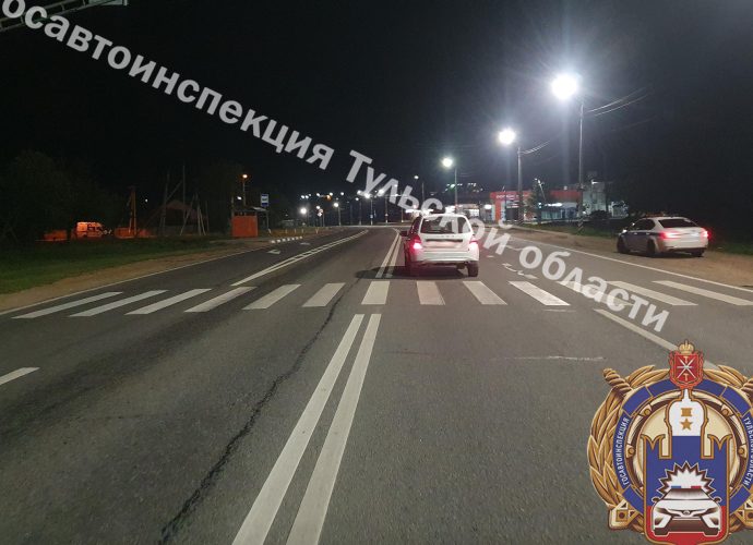 Под Тулой автомобиль сбил пешехода на нерегулируемом переходе