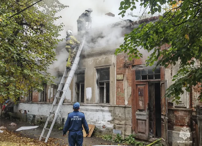 Тульские спасатели за сутки потушили 5 пожаров
