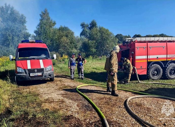 Жительница Плавского района получила ожоги в горящем частном доме