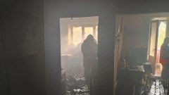 В Кимовске при пожаре погиб 74-летний мужчина