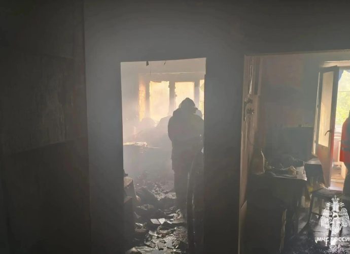 В Кимовске при пожаре погиб 74-летний мужчина