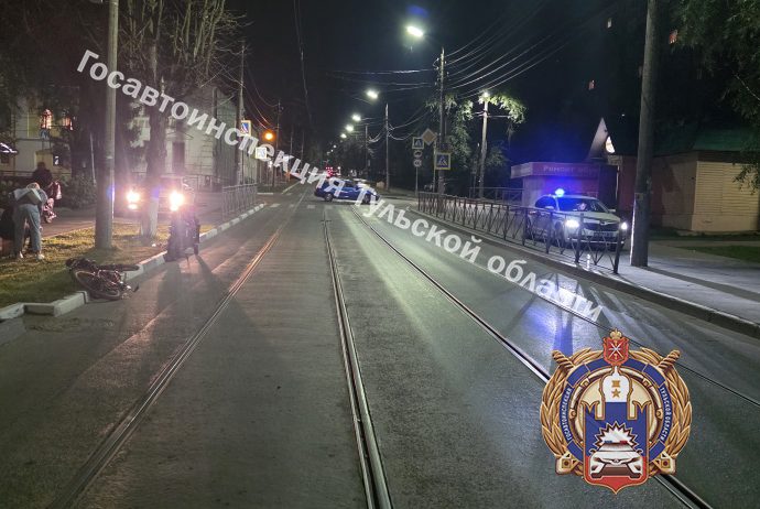В Туле столкнулись два электровелосипеда