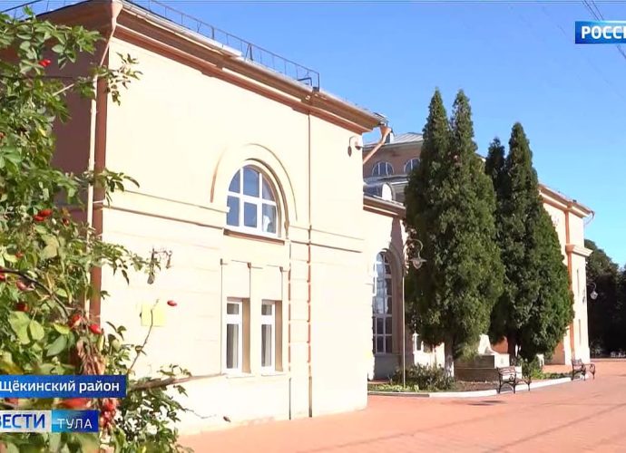 Сквер Победы появился на железнодорожной станции Щёкино
