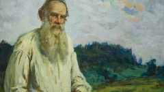 В Туле к 198-летию Толстого представили портрет писателя кисти Фёдора Демина