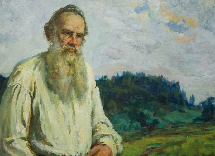 В Туле к 198-летию Толстого представили портрет писателя кисти Фёдора Демина