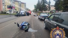 В Узловой «ВАЗ» столкнулся с мопедом, водитель пострадал В Узловой «ВАЗ» столкнулся с мопедом, водитель пострадал