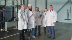 Губернатор Дмитрий Миляев осмотрел узловский молочный комбинат