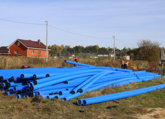 В Большой Туле прокладывают около 20 километров водопровода